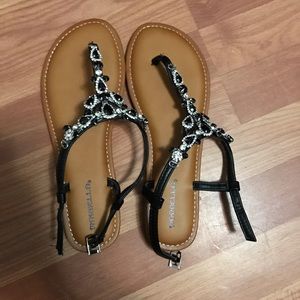 Bejeweled Sandals!